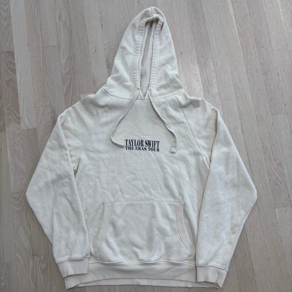 Taylor Swift The Eras Tour Hoodie Medium Yellow Good Graphic Concert Merch